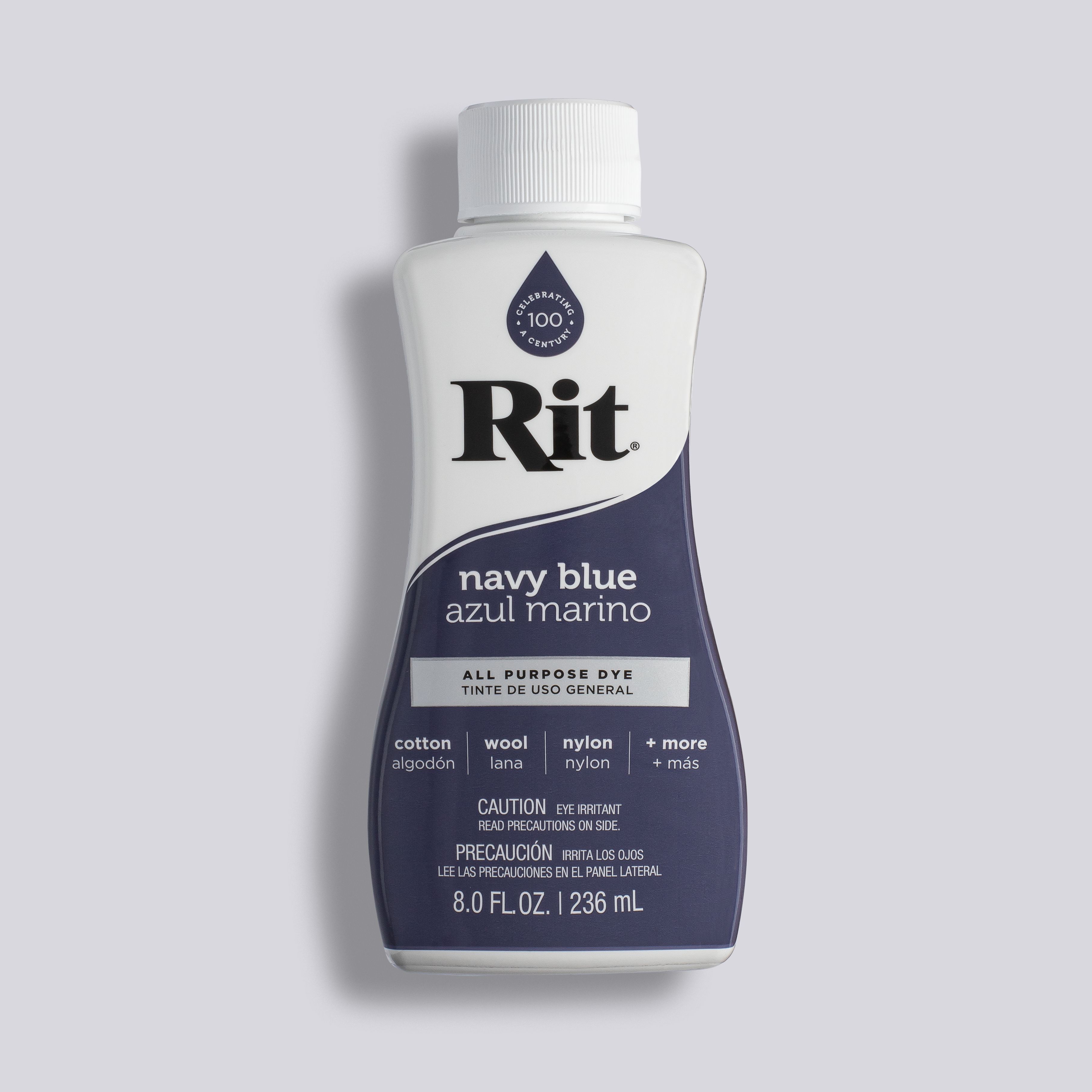 Rit Dye Liquid Fabric Dye - 8 Ounce, Navy - 2 Pack — Grand River Art Supply