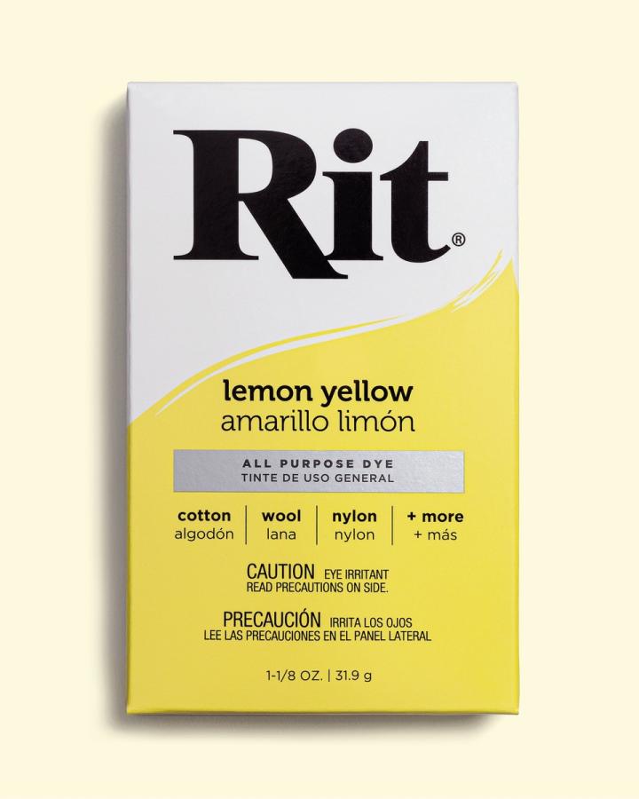 Lemon Yellow All-Purpose Powder Dye