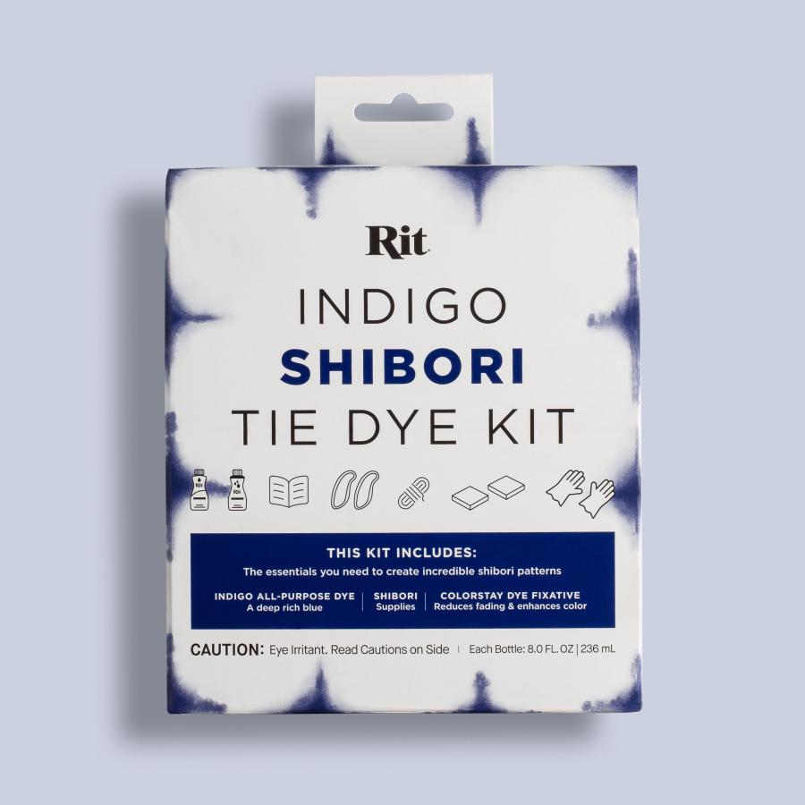 Indigo Shibori Tie Dye Kit